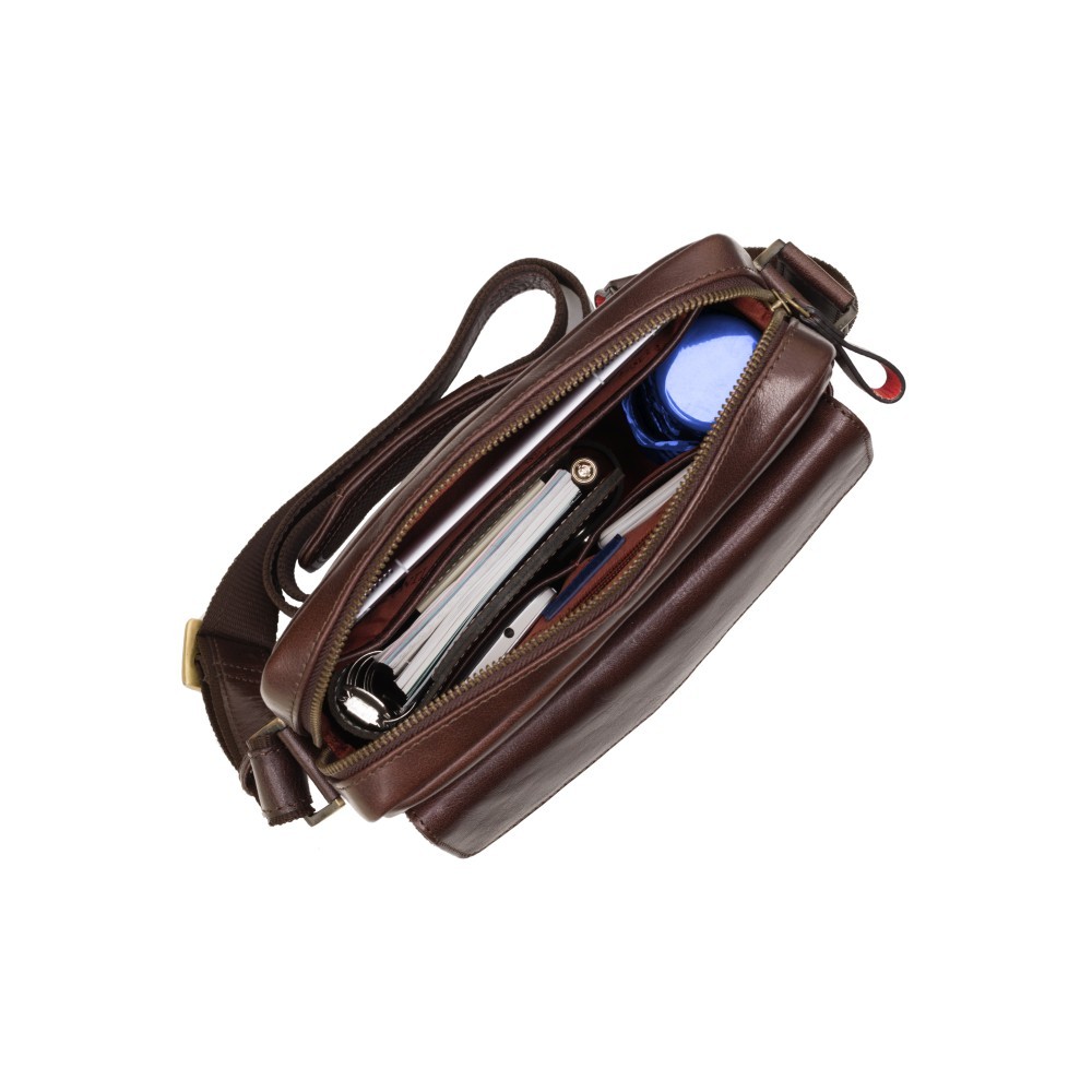 Чоловіча сумка Visconti ML36 - Vesper A5 (Brown)