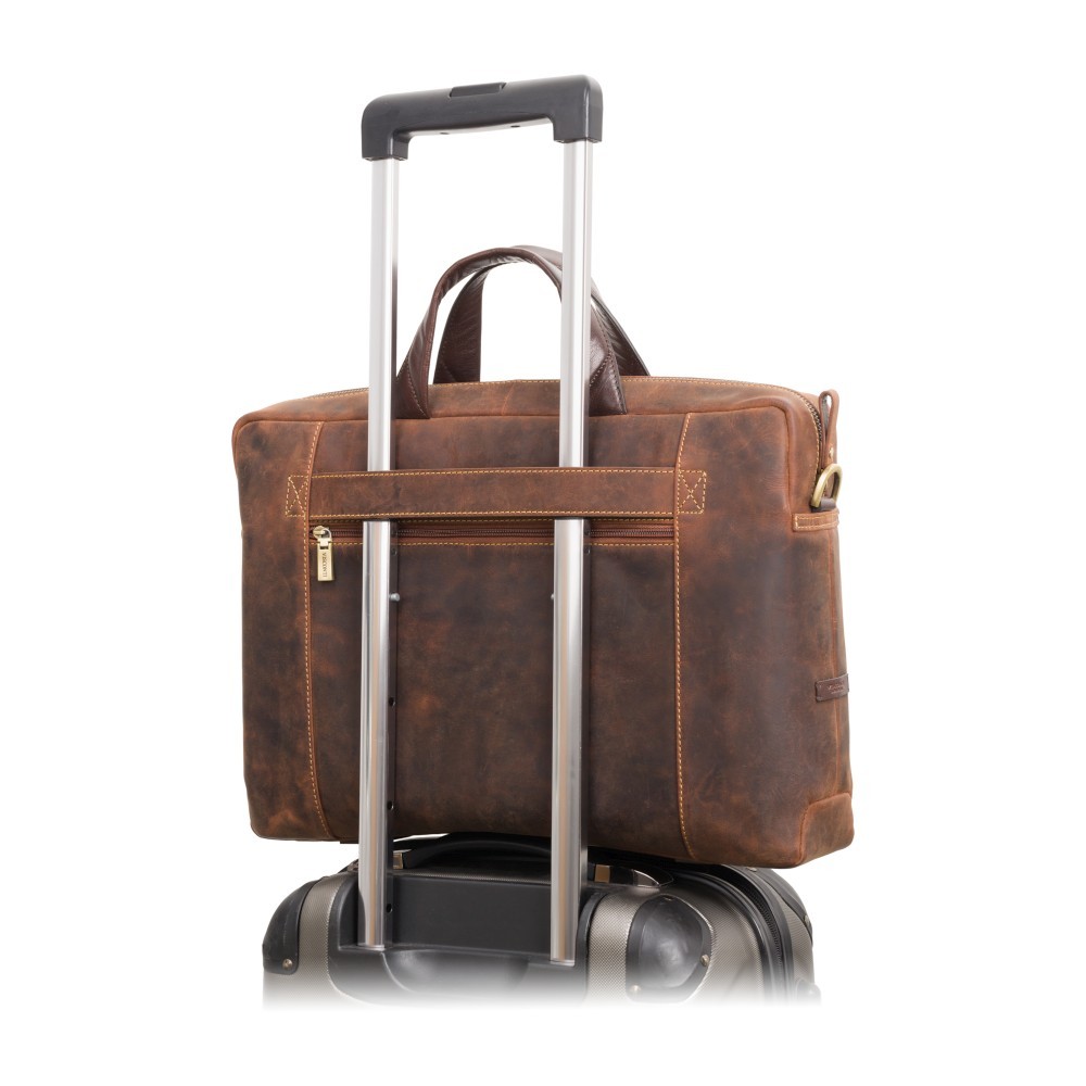 Сумка для ноутбука 15" Visconti TC78 Octo с защитой RFID (Havana Tan)   