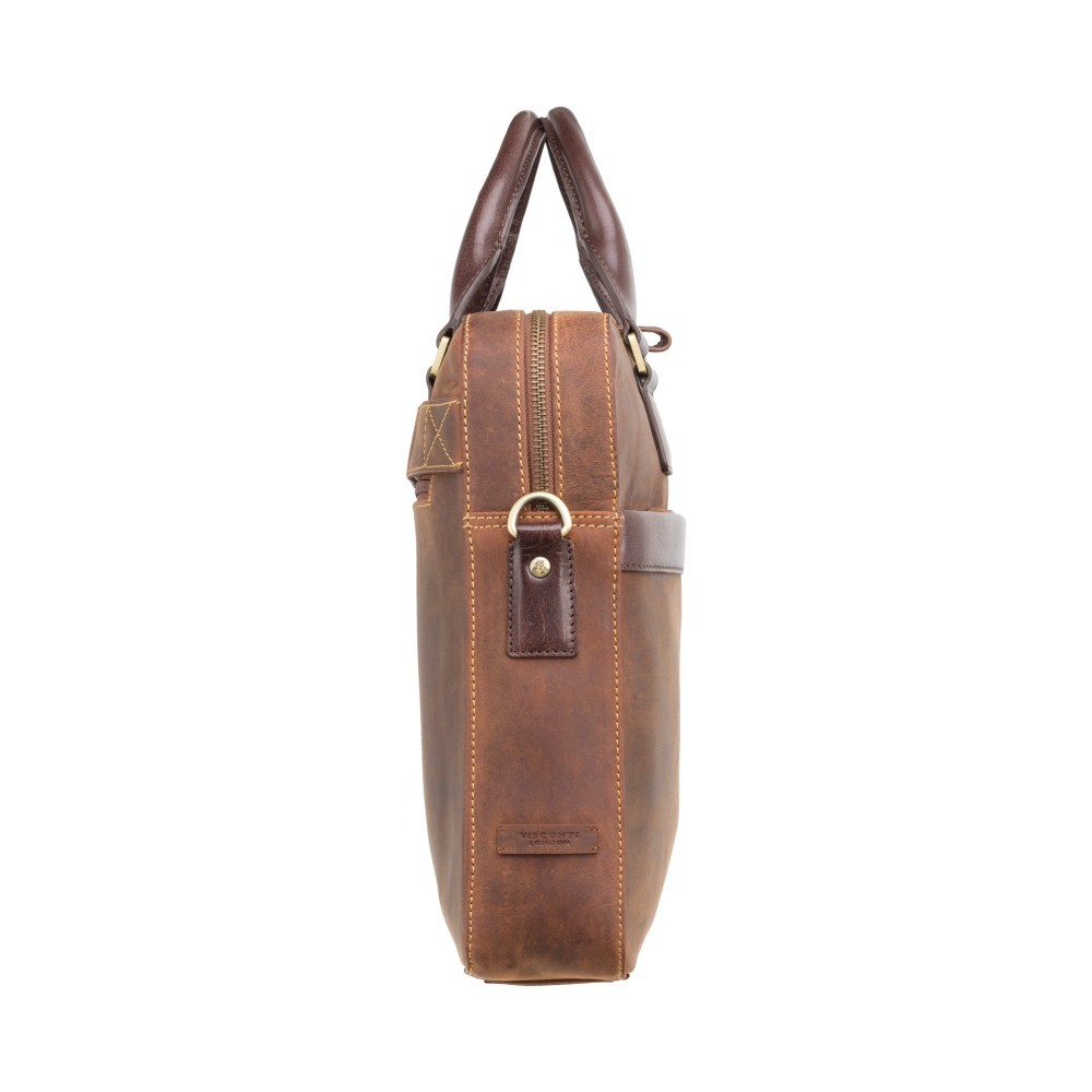 Сумка для ноутбука 13" Visconti TC88 Victor с защитой RFID (Havana Tan)