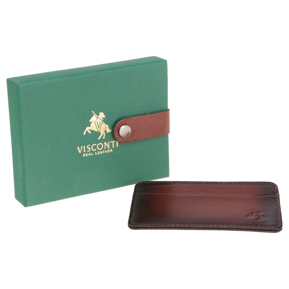 Картхолдер Visconti AT54 - Evan (Burnish Tan)