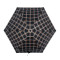 Женский мини зонт Fulton Tiny-2 L501 Golden Check (Золотая клетка)