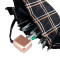 Женский мини зонт Fulton Tiny-2 L501 Golden Check (Золотая клетка)