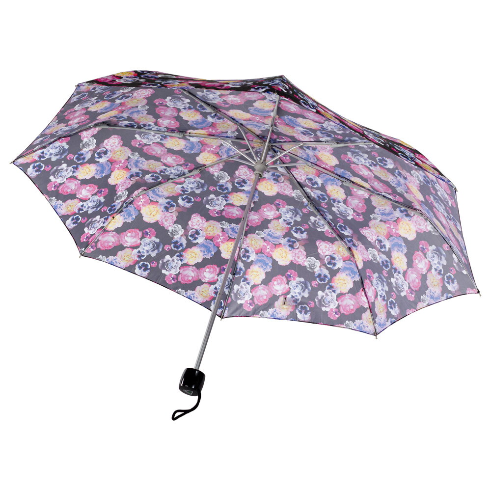 Женский компактный зонт Fulton Minilite-2 L354 Neon Garden (Неоновые Цветы)