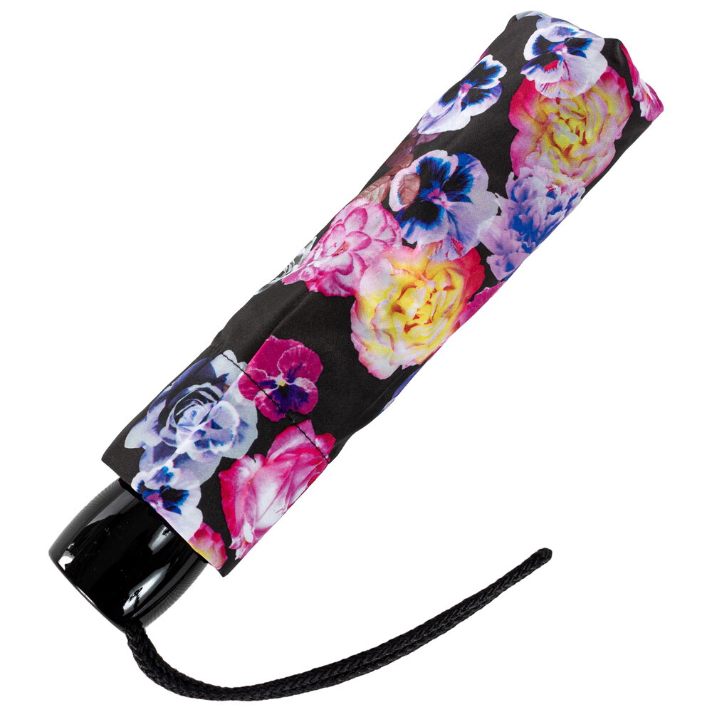 Женский компактный зонт Fulton Minilite-2 L354 Neon Garden (Неоновые Цветы)