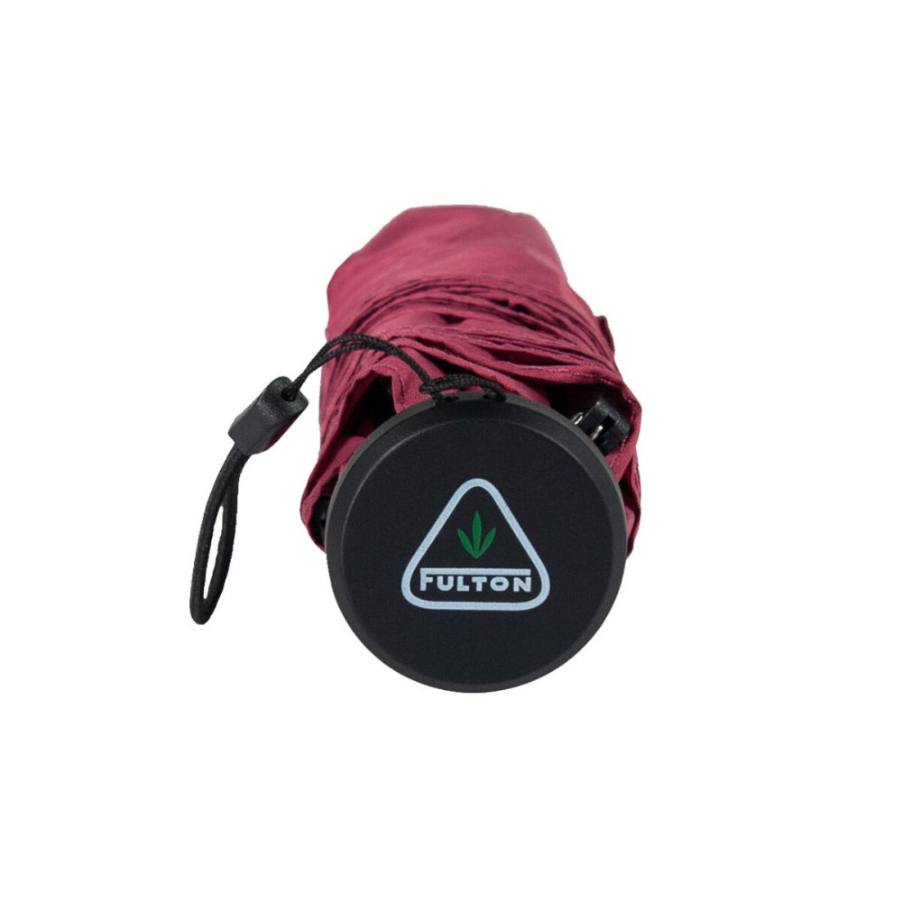 Женский механический зонт Fulton Aerolite-1 UV L891 Dark Red (Темно-красный)