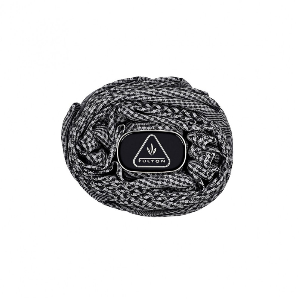 Мужской зонт автомат класса Люкс Fulton Diamond G853 Asscher Mono Houndstooth