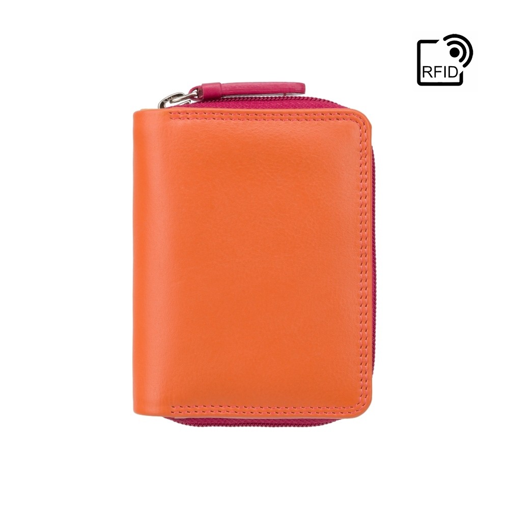 Женский кошелек Visconti RB53 - Hawaii с RFID (Orange Multi)