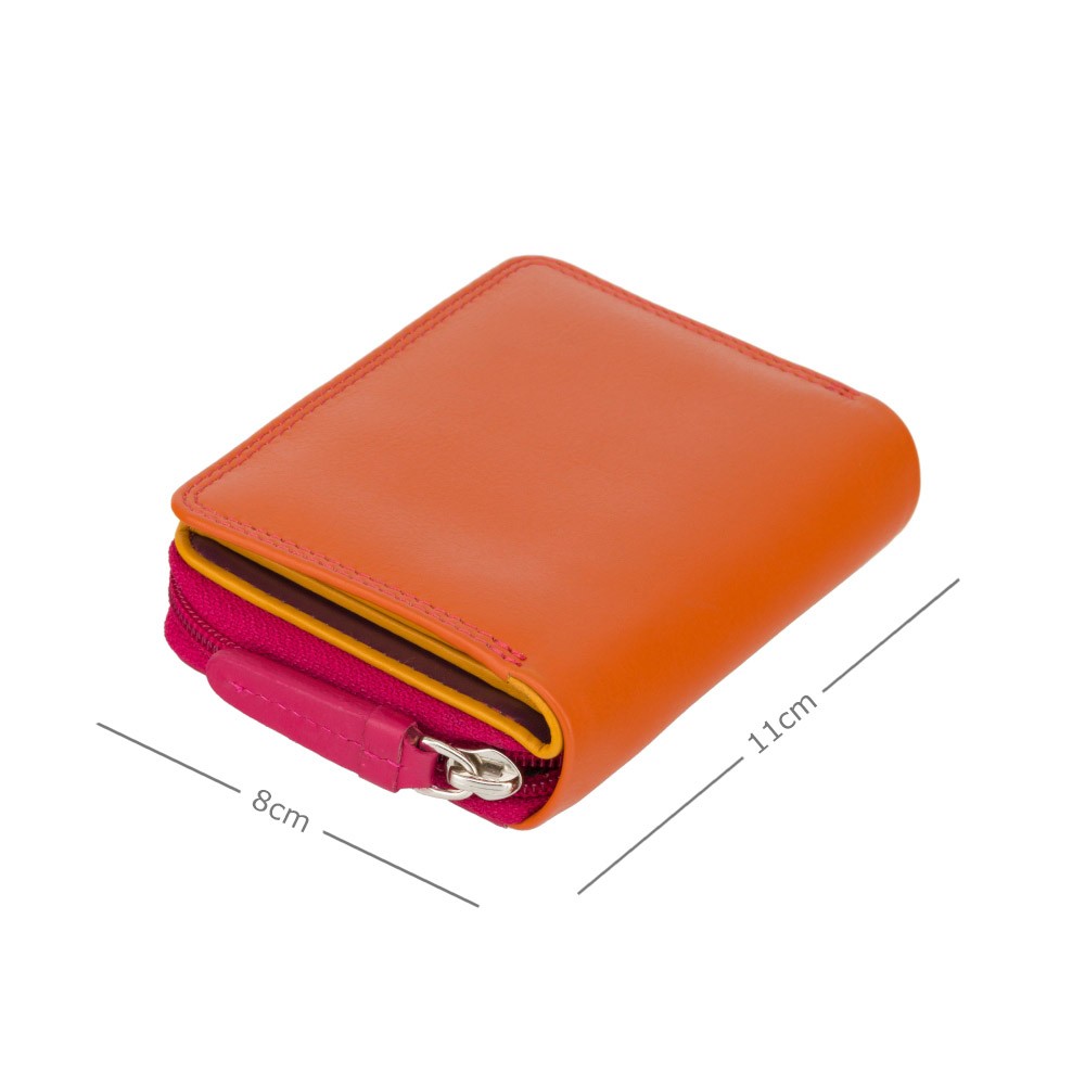 Женский кошелек Visconti RB53 - Hawaii с RFID (Orange Multi)