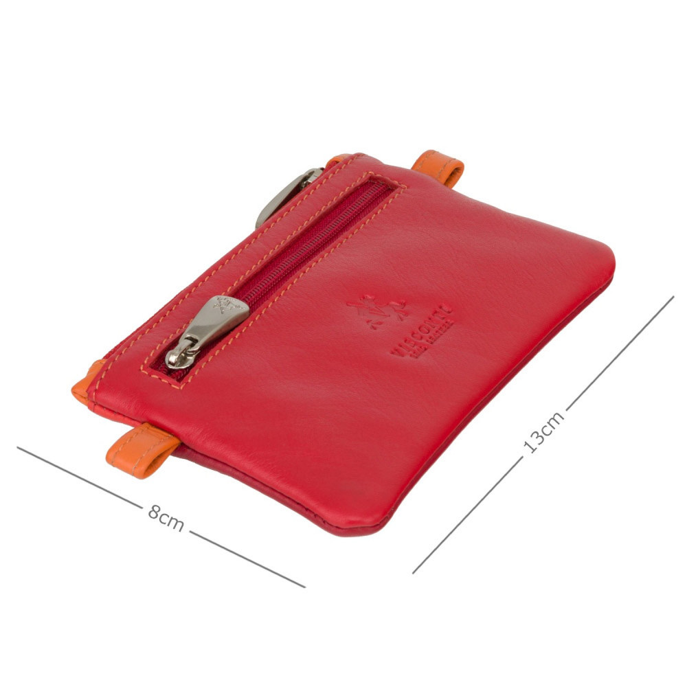 Шкіряна ключниця Visconti CP2 Cora (Red Multi)
