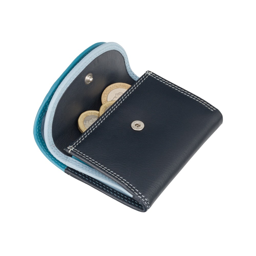 Маленький женский кожаный кошелек Visconti RB126 Zanzibar (Blue Multi)