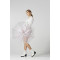 Женский прозрачный зонт-трость Fulton Birdcage-2 L042 Sketchy Sprigs (Весна)