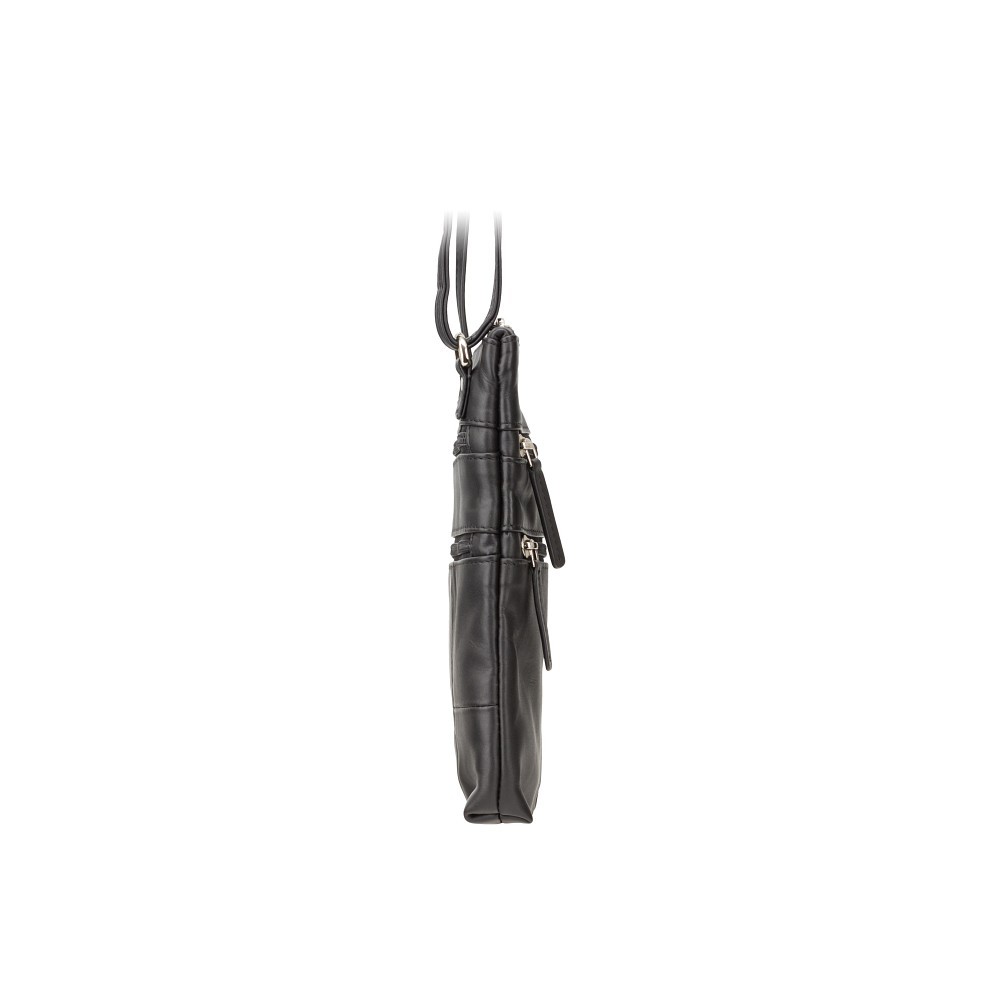 Кожаная сумка Visconti 18606 - (Black)