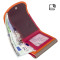 Маленький женский кожаный кошелек Visconti RB126 Zanzibar (Orange Multi)