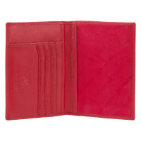 Кожаная обложка для паспорта Visconti 2201 - Polo (red)