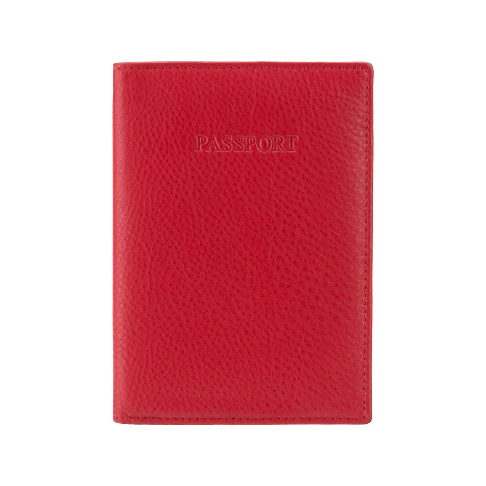 Кожаная обложка для паспорта Visconti 2201 - Polo (red)