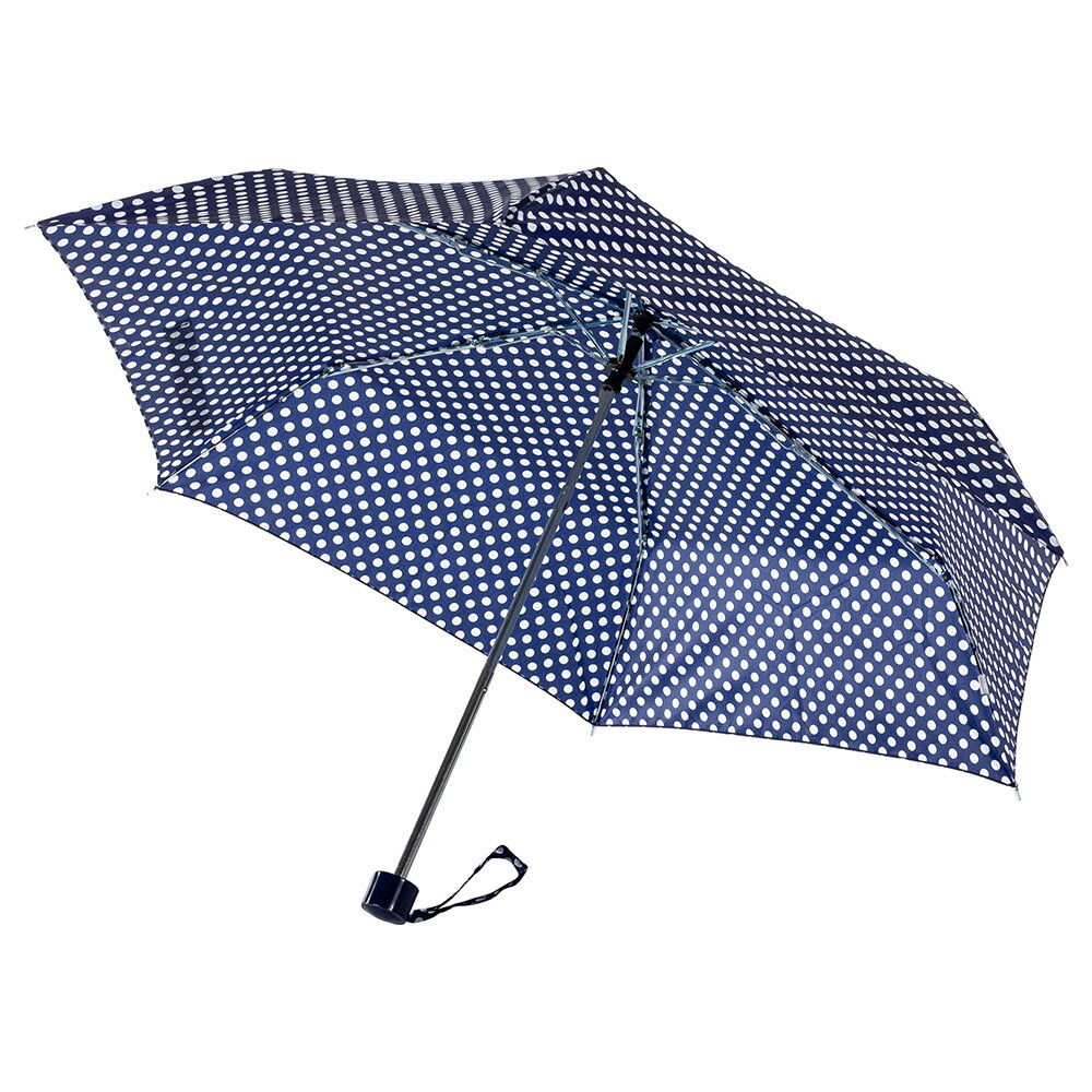 Женский механический зонт Incognito-4 L412 Navy Spot (Горошек)