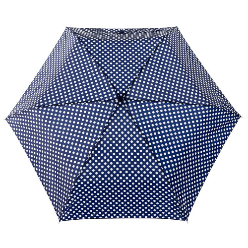 Жіноча механічна парасолька Incognito-4 L412 Navy Spot (Горошок)