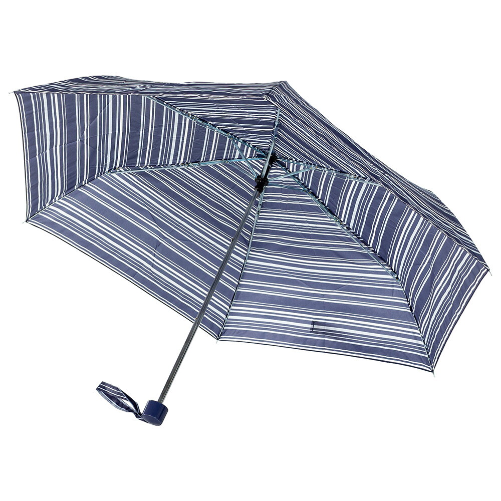Женский механический зонт Incognito-4 L412 Navy Stripe (Синие полосы)