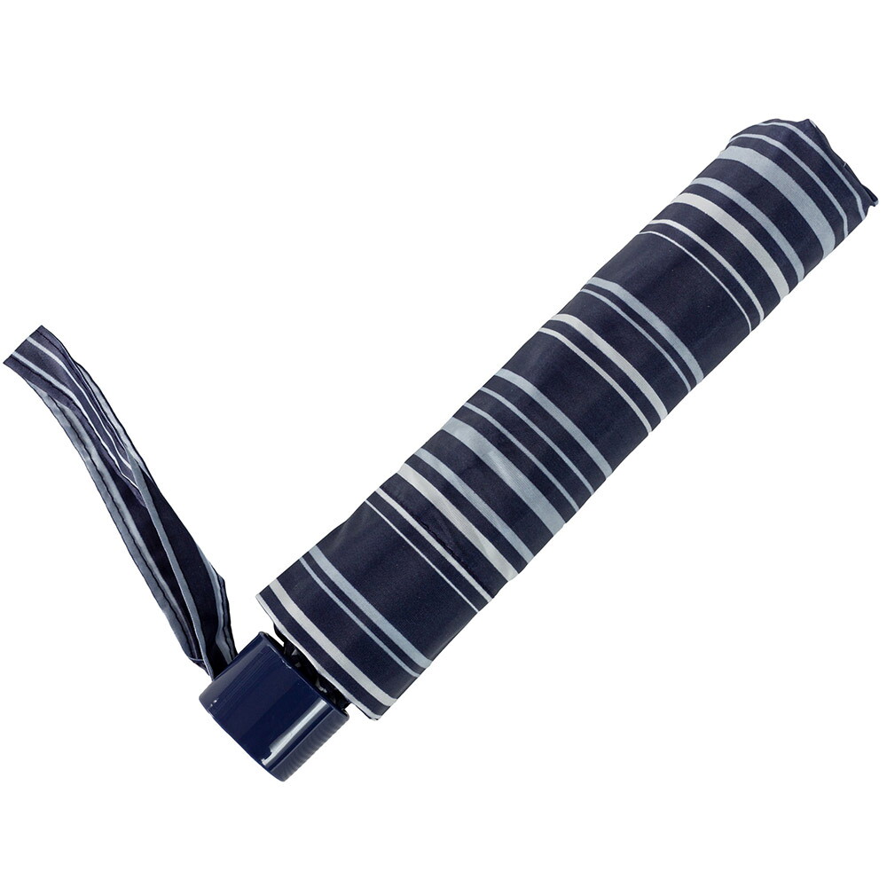 Женский механический зонт Incognito-4 L412 Navy Stripe (Синие полосы)
