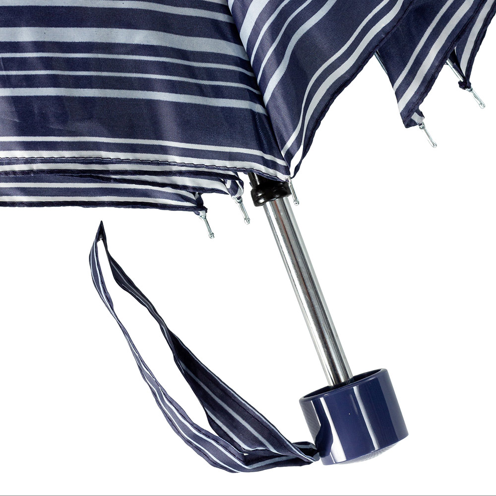 Женский механический зонт Incognito-4 L412 Navy Stripe (Синие полосы)