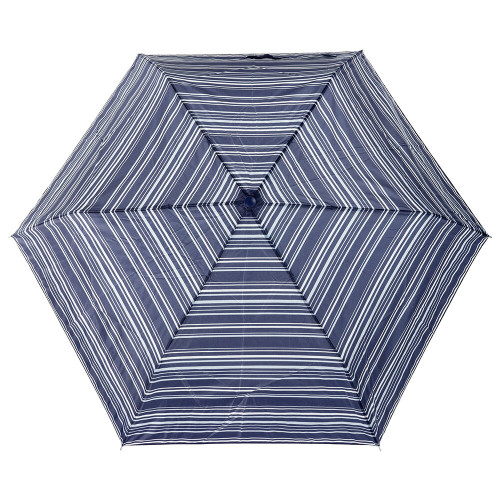 Жіноча механічна парасолька Incognito-4 L412 Navy Stripe (Сині смуги)
