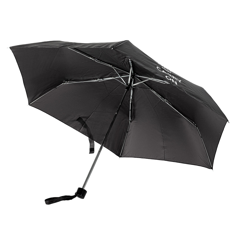 Женский механический зонт Incognito-4 L412 Keep Dry Black (Оставаться сухим)