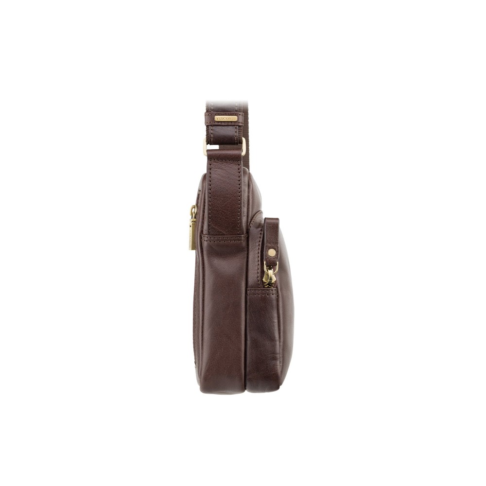 Мужская кожаная сумка Visconti ML40 Riley (Brown) 