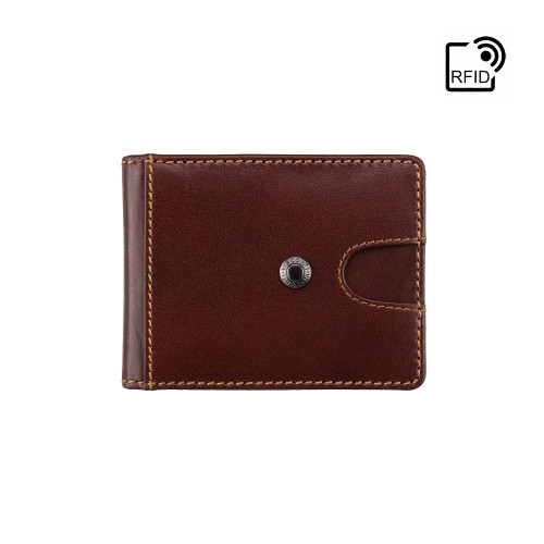 Зажим для купюр с Tap-n-Go Visconti VSL57 Chisel (Brown Monza)