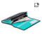 Женский кожаный кошелек Visconti CD21 с RFID Topaz (Black-Aqua)