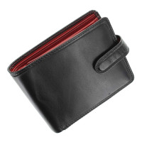 Чоловічий гаманець Visconti TR35 із RFID Atlantis (Black-Red)