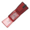 Мужской кожаный кошелек Visconti TR35 с RFID Atlantis (Black-Red)