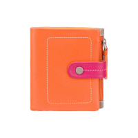 Женский кожаный кошелек Visconti M77 - Mojito (orange multi)