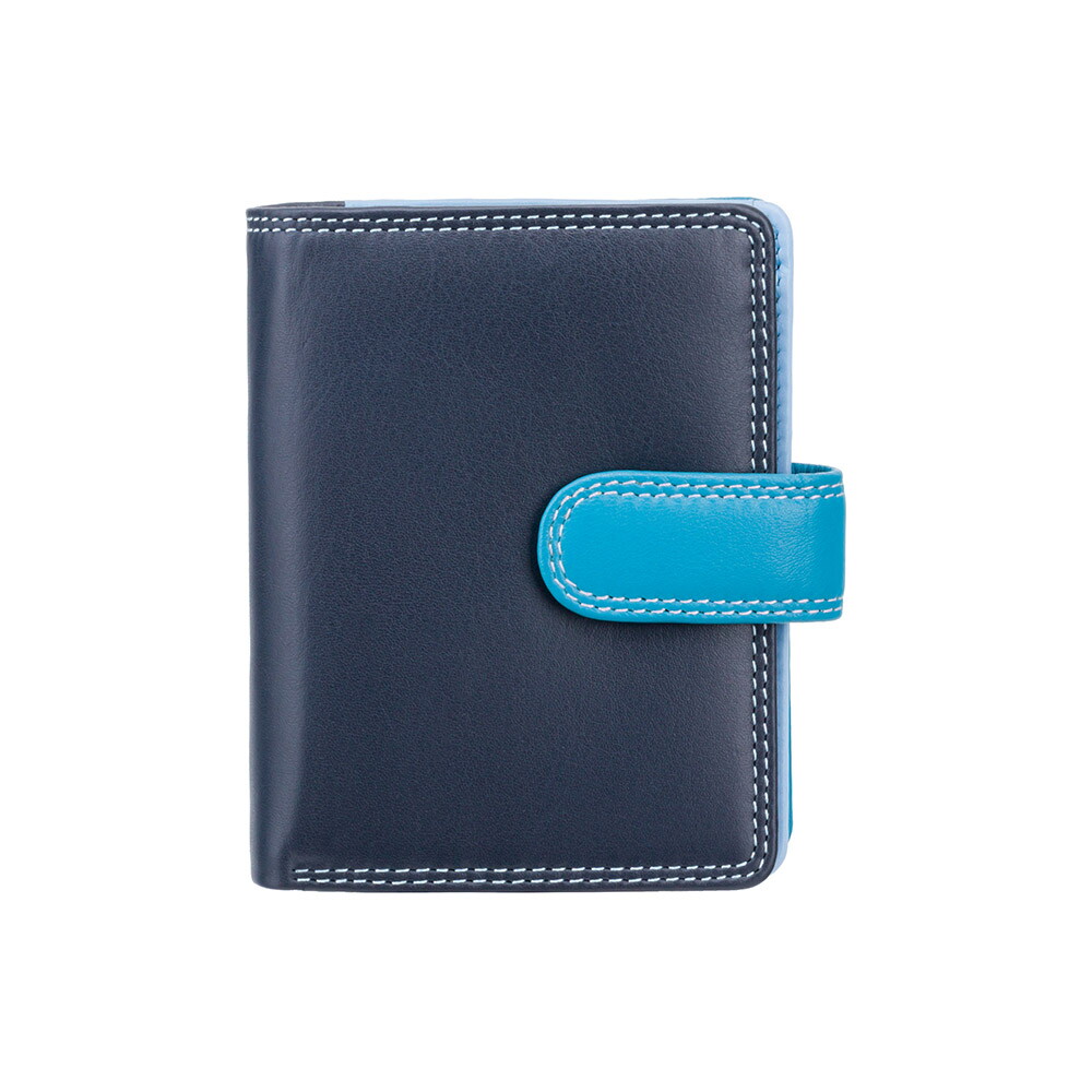Женский кожаный кошелек Visconti RB40 с RFID Bali (Blue Multi)