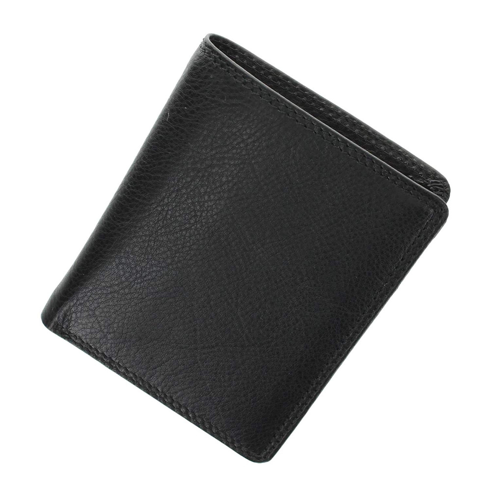 Компактный мужской кожаный кошелек Visconti HT6 Harley (black)