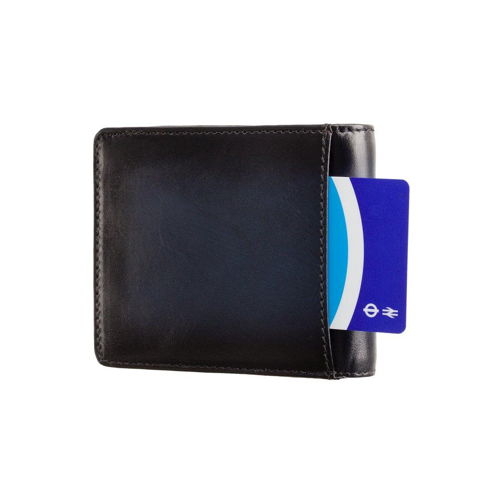 Мужской кожаный кошелек Visconti AT60 Tap-n-Go c RFID Arthur (Burnish Blue)