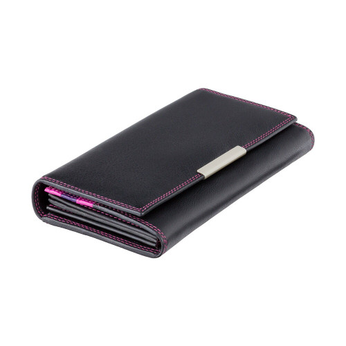 Женский кошелек Visconti R11 Paloma (Black-Purple)