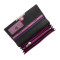 Женский кожаный кошелек Visconti R11 Paloma (Black-Purple)