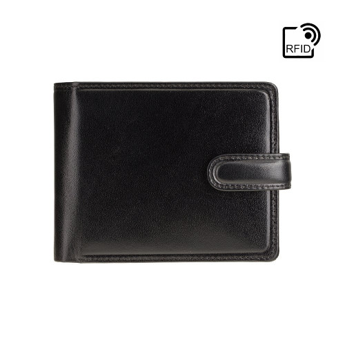 Мужской кошелек Visconti TR35 с защитой RFID Atlantis (Black-Green)
