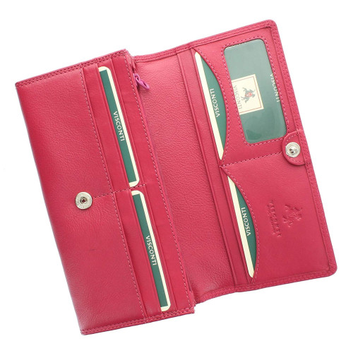 Жіночий гаманець Visconti HT35 Buckingham (Fuchsia)
