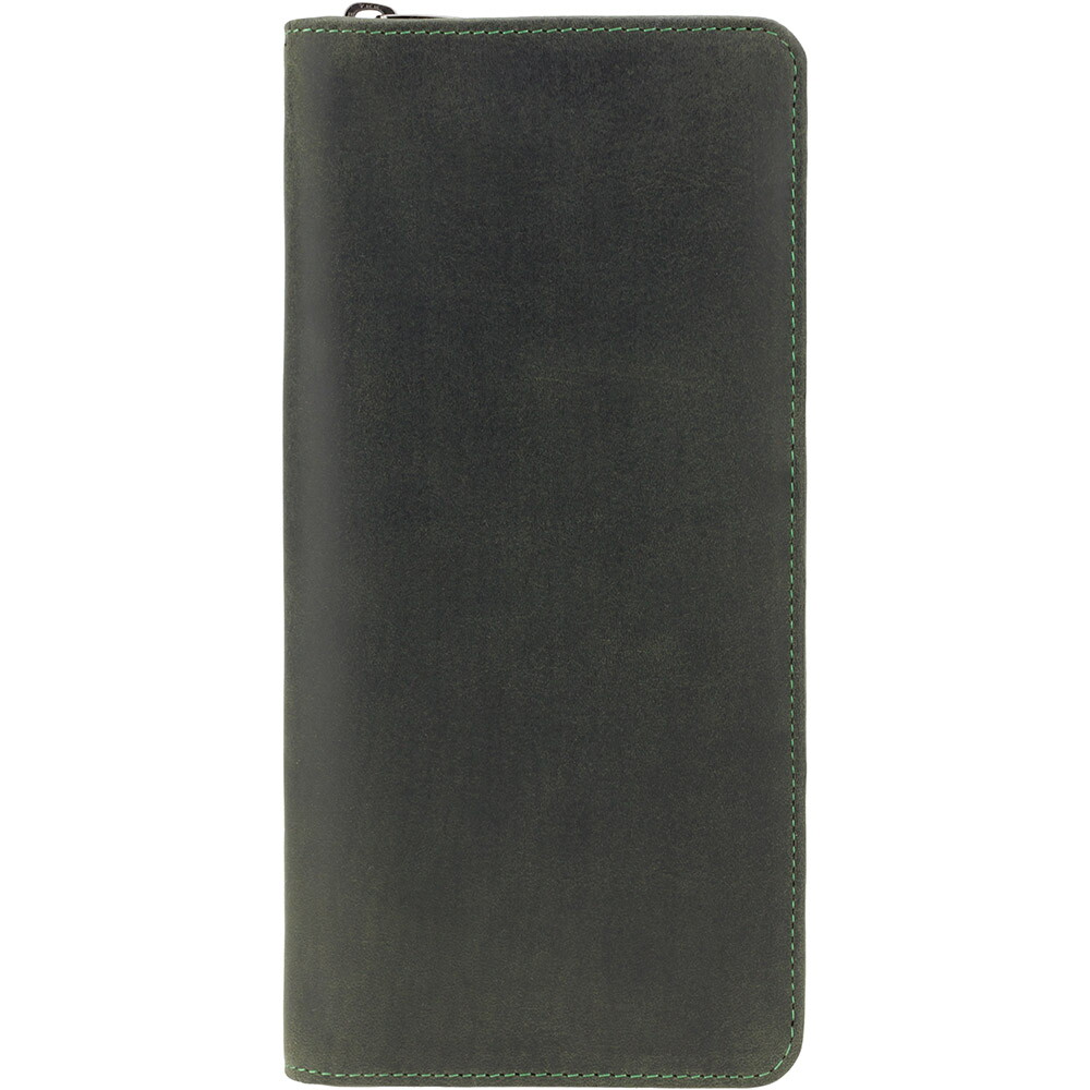 Мужской клатч (тревелер) Visconti 728 Wing с RFID (Oil Green)