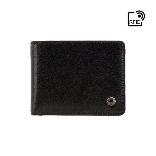 Мужской кошелек Visconti ENZ78 с RFID Girard (Black Shadow)