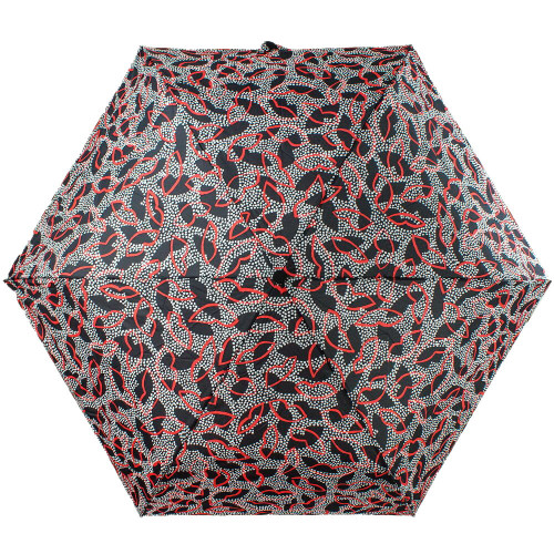 Жіноча дизайнерська парасолька Lulu Guinness by Fulton Minilite-2 L869 Dotty Lips (Губи)