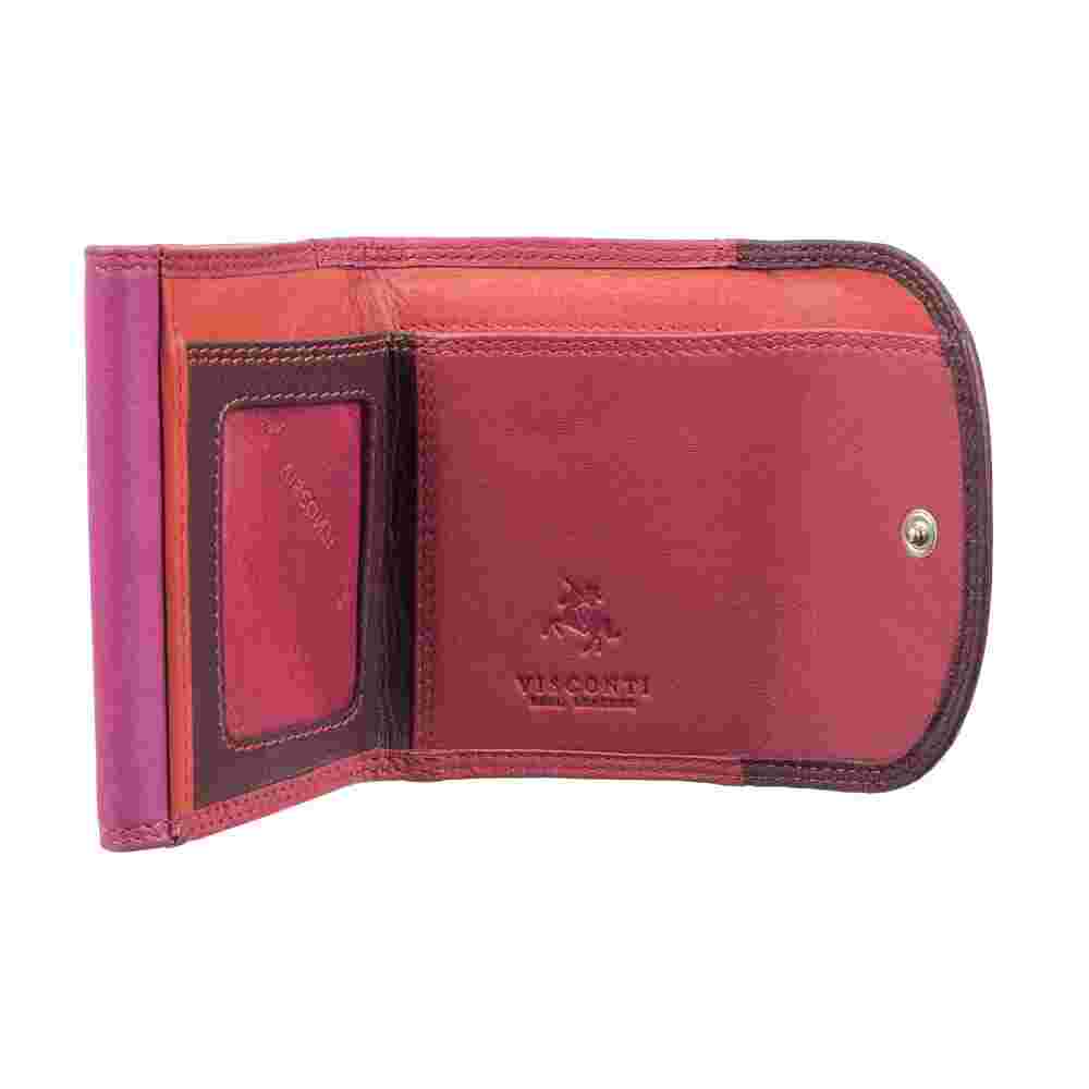 Маленький женский кошелек Visconti RB126 Zanzibar (Plum Multi)