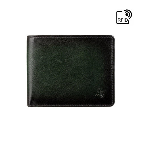 Мужской кошелек Visconti AT60 Arthur c RFID (Burnish Green)