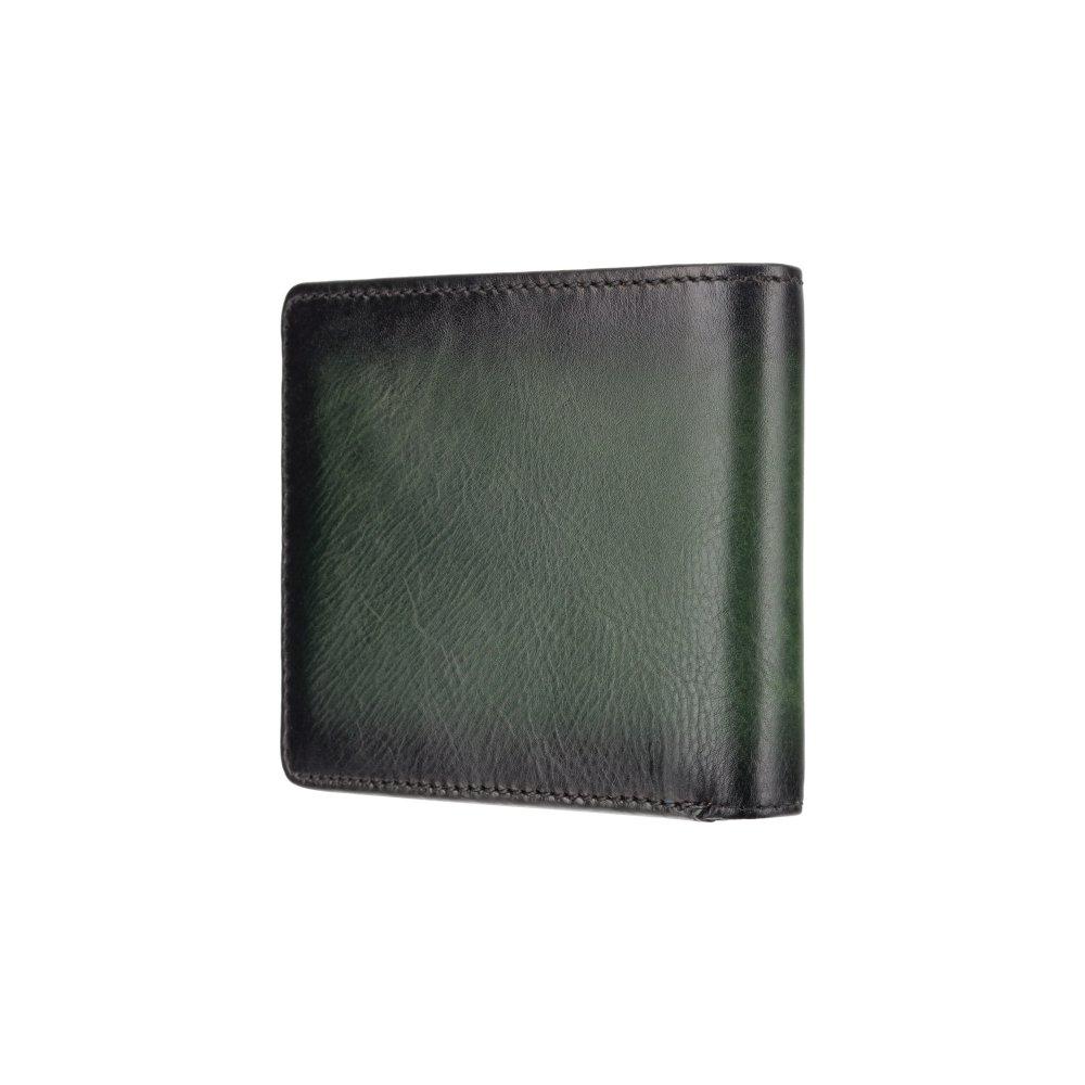 Мужской кожаный кошелек Visconti AT58 Milo c RFID (Burnish Green)