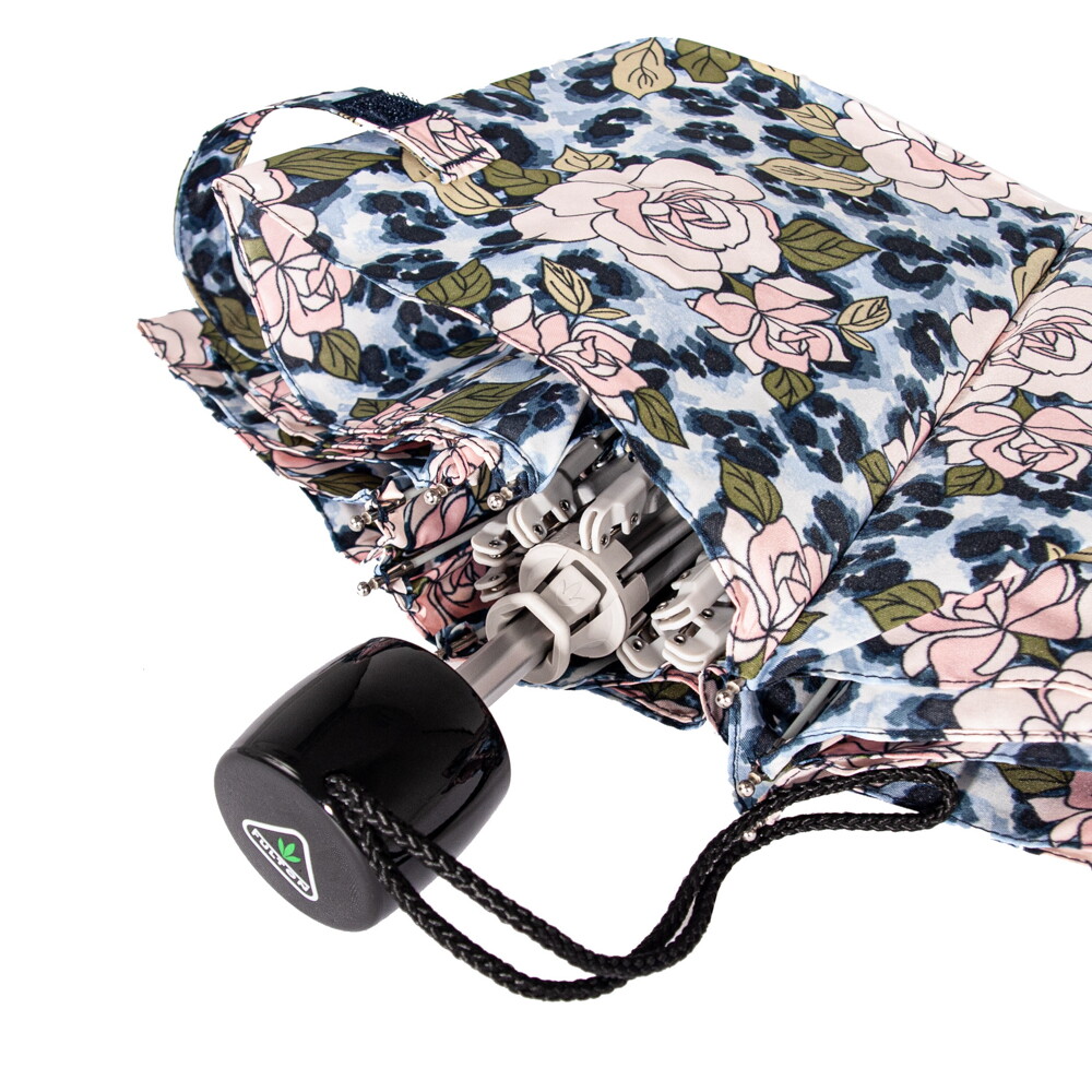 Зонт женский Fulton Minilite-2 L354 Rose and Animal (Бежевые розы)