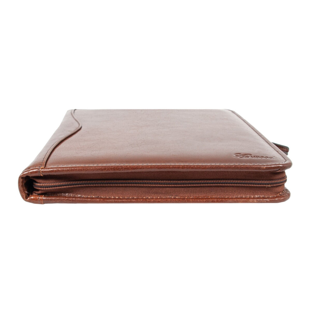 Папка Ashwood A4 ZIP CHESTNUT