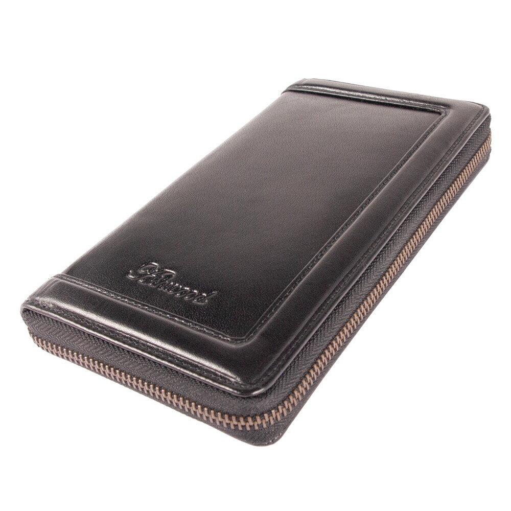Портмоне дорожное Ashwood TW01 Black (Черный)