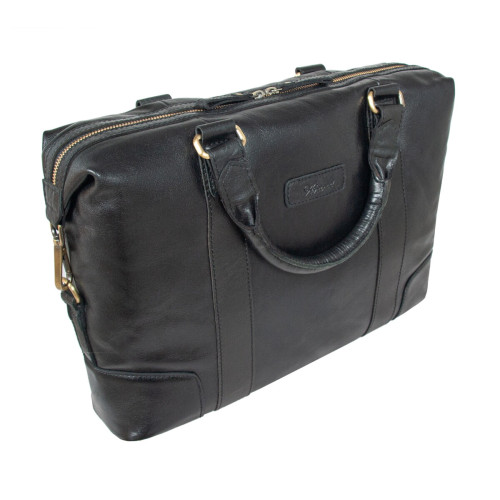 Cумка чоловіча для ноутбука 15 Ashwood G34 Black (Чорний)