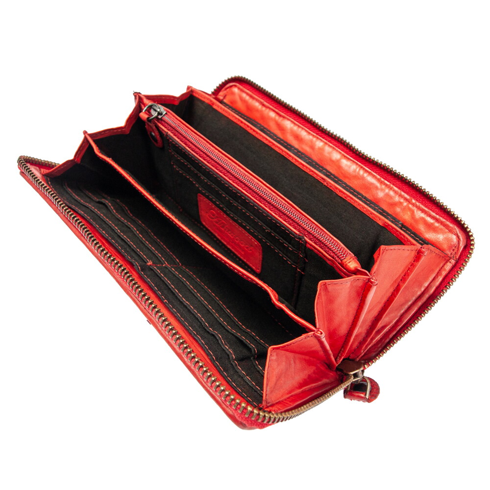 Женский кошелек Ashwood D81 Red (Красный)